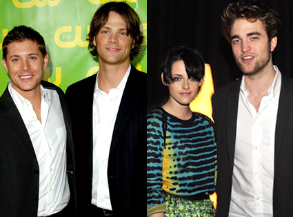 Jensen Ackles, Jared Padalecki, Kristen Stewart, Robert Pattinson Jensen Ackles, Jared Padalecki, Kristen Stewart, Robert Pattinson